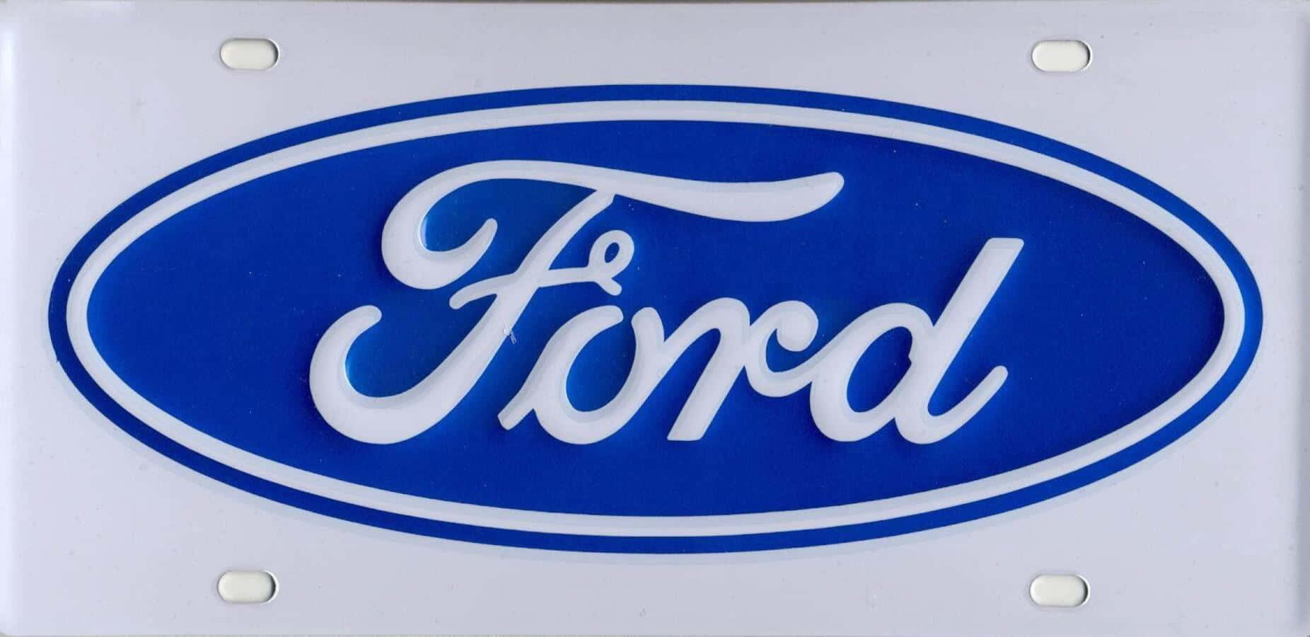 Logotipode Ford: El Símbolo De La Innovación Automotriz. Fondo de pantalla