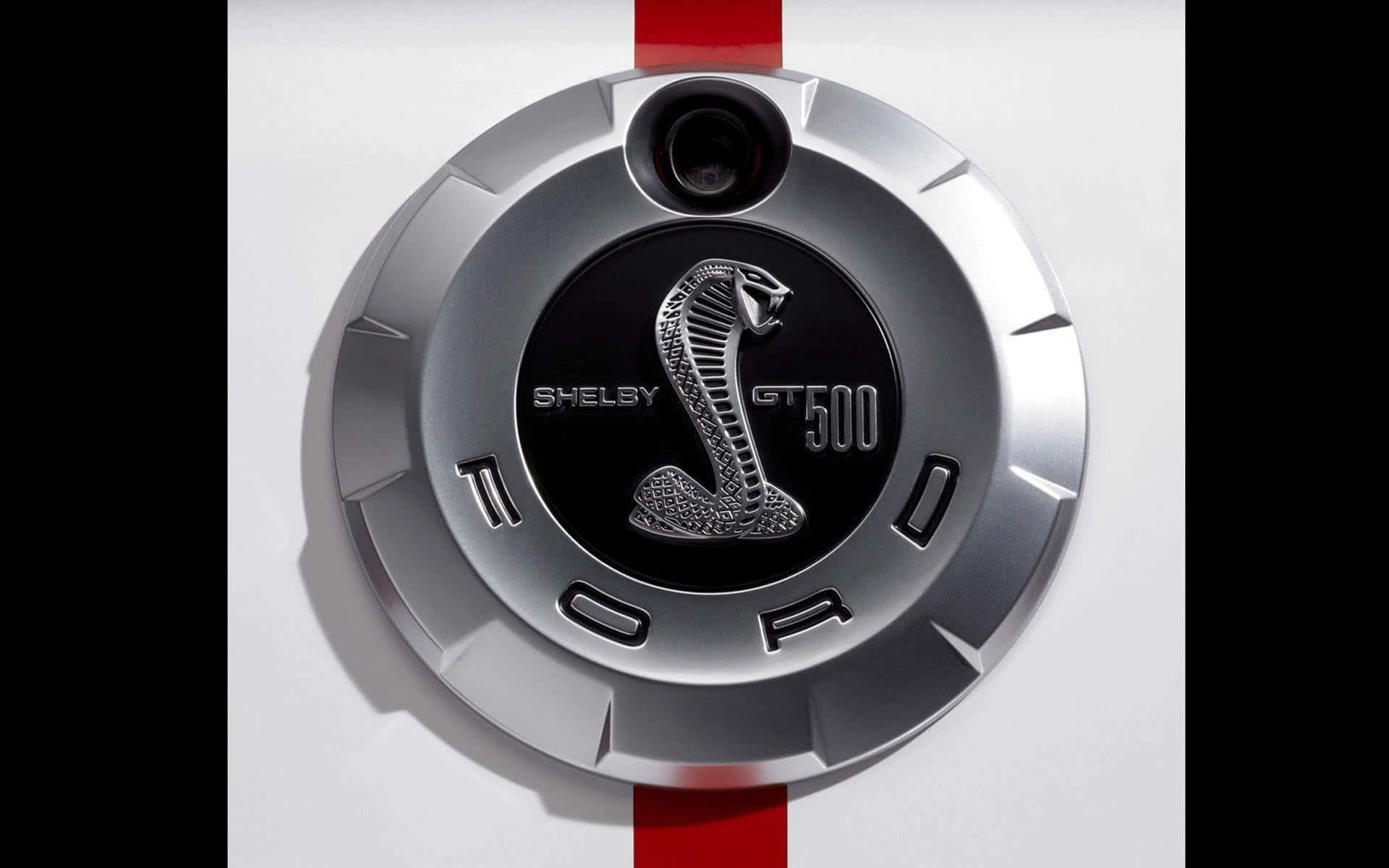 "Classic Ford Logo on a sleek black background" Wallpaper