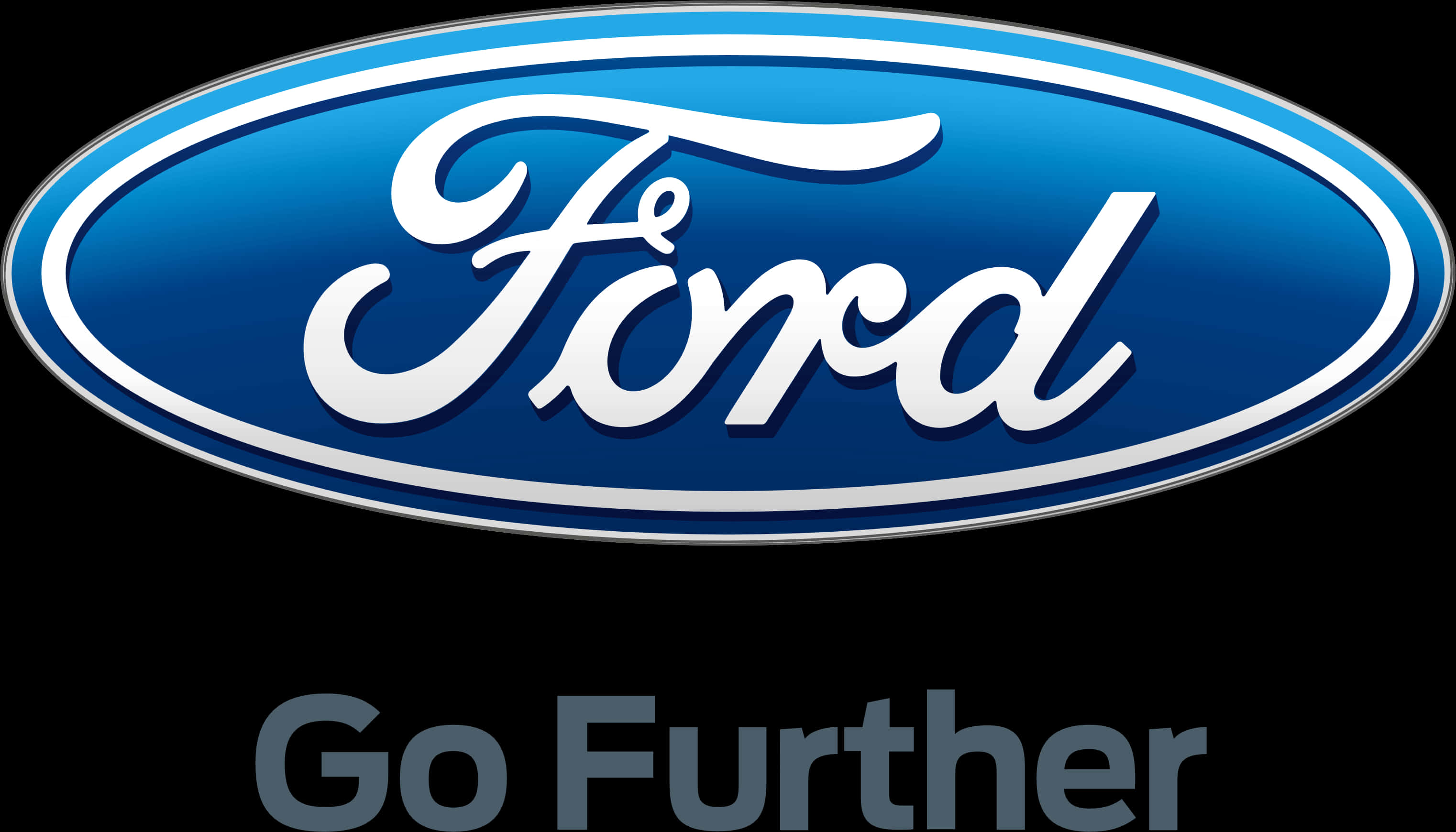 Ford Logo Go Further PNG