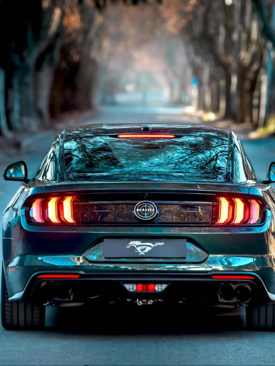 Iconic Ford Mustang Bullitt in Action Wallpaper