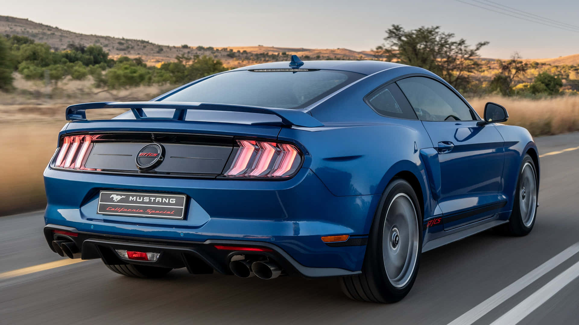 Stunning Ford Mustang California Special on the Road Wallpaper
