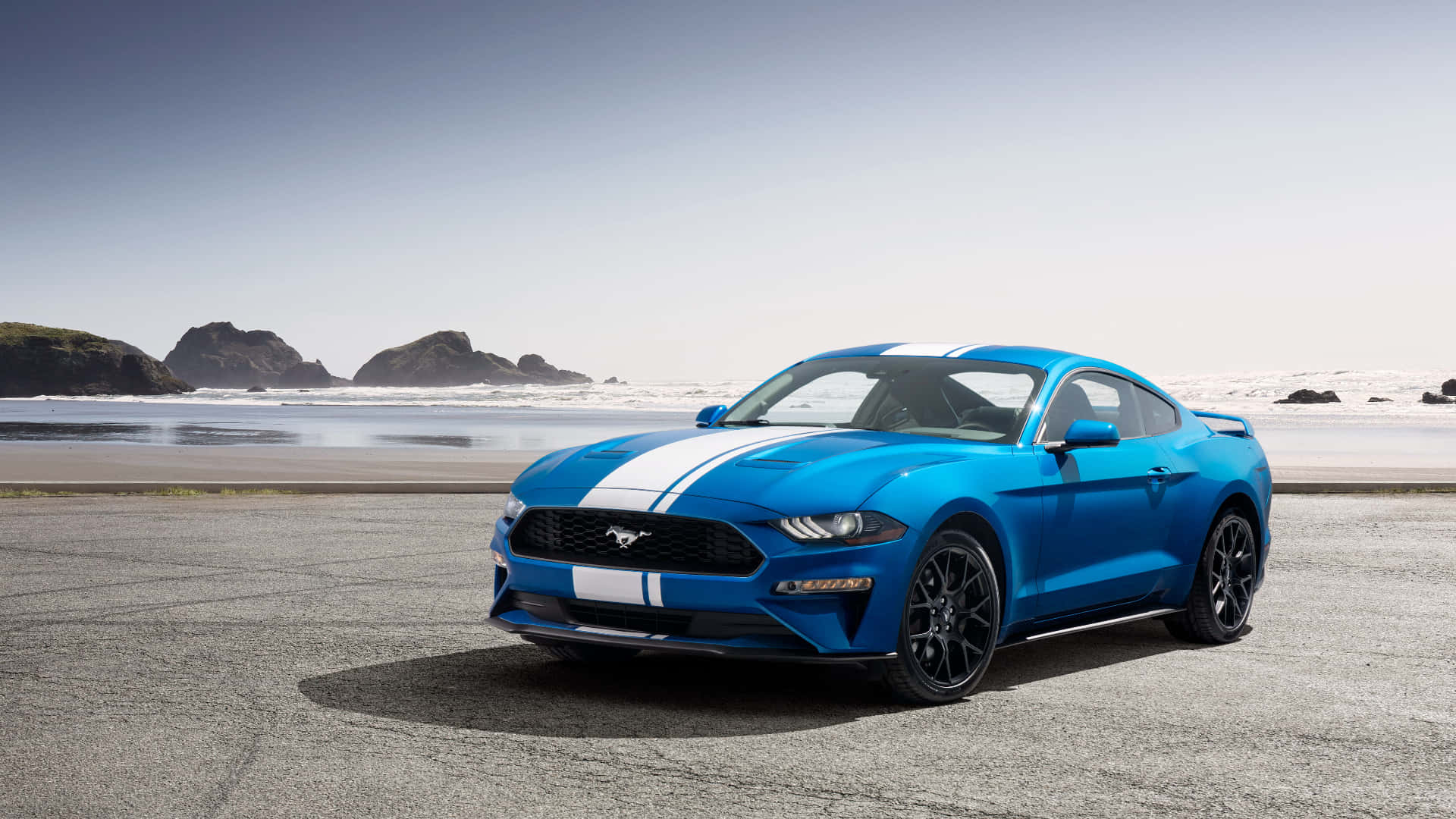Sleek and Powerful Ford Mustang Ecoboost Wallpaper