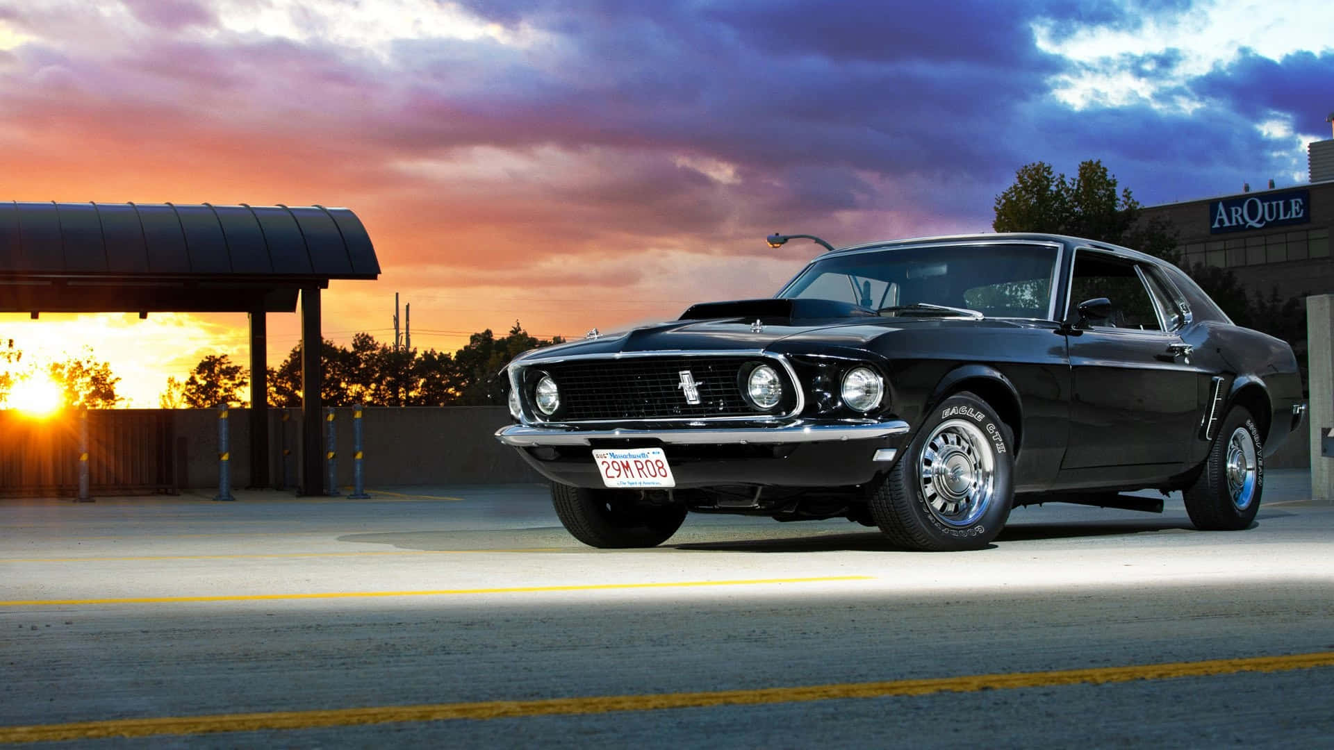 Ford Mustang Mach 1 Muscle Car Wallpaper