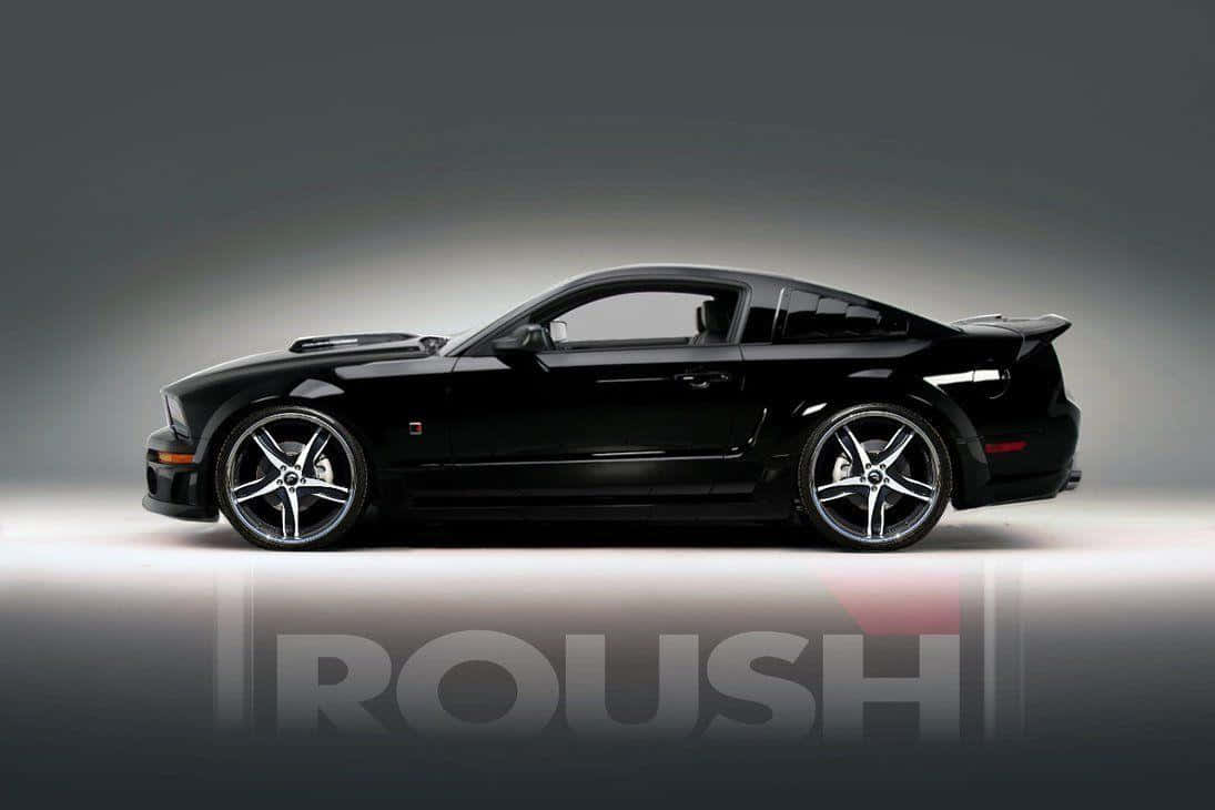 Stunning Ford Mustang Roush in Action Wallpaper