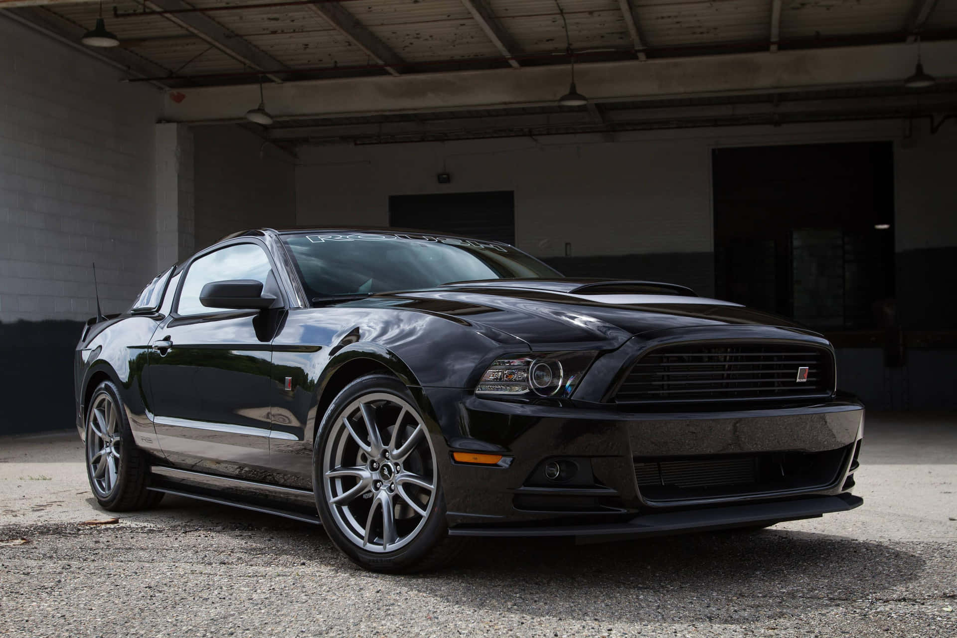 Stunning Ford Mustang Roush on the Road Wallpaper