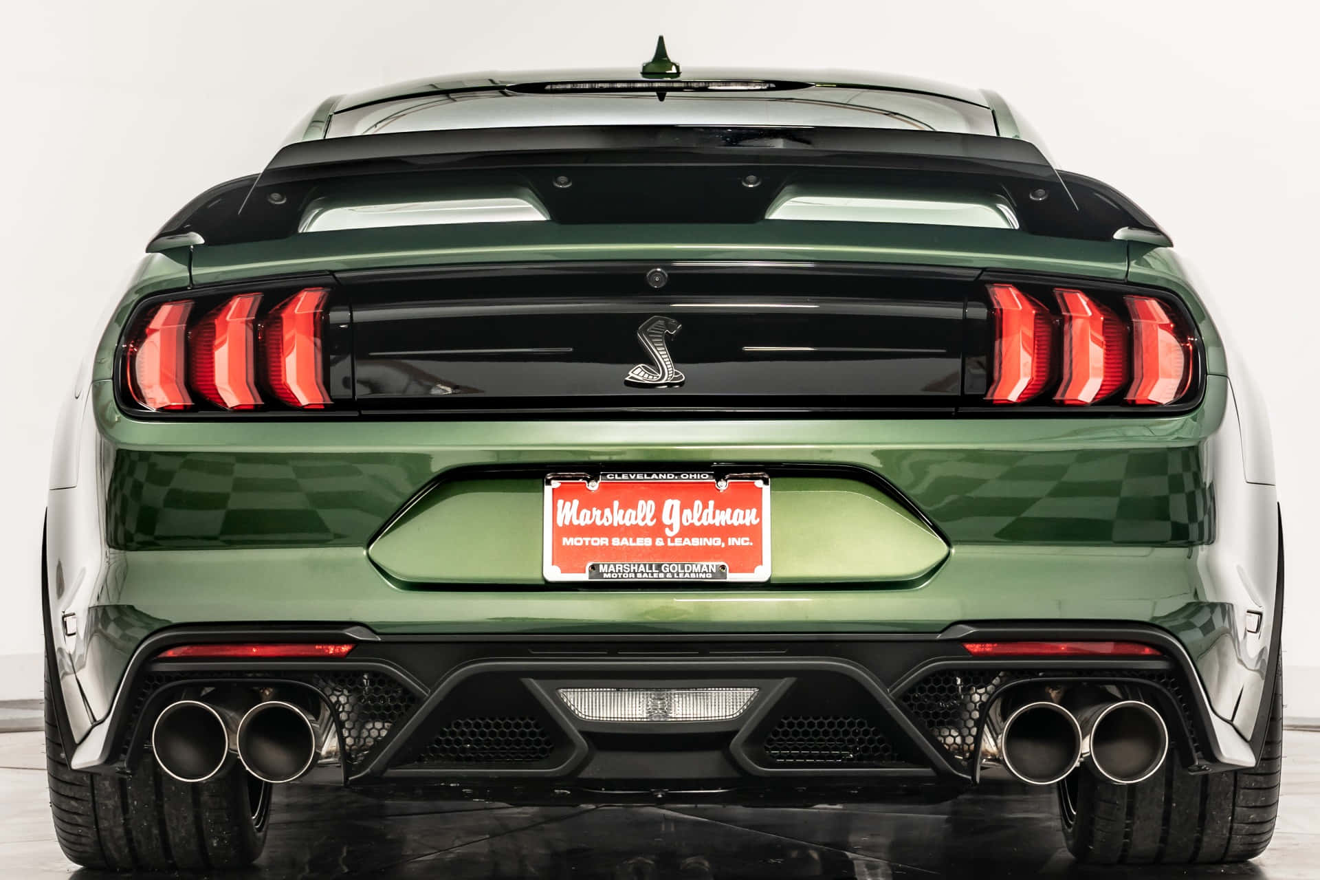 Ford Mustang Shelby G T500 Rear View Wallpaper