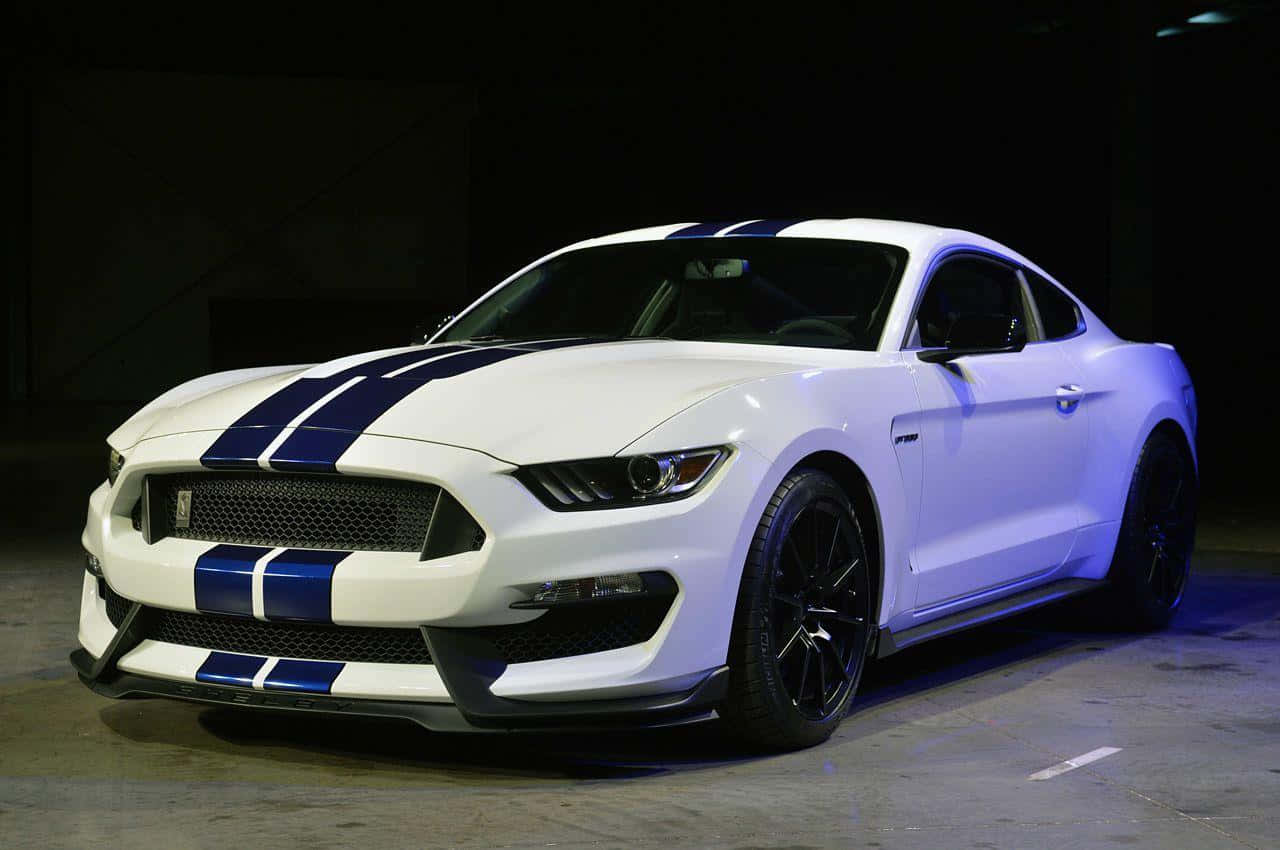 Stunning Ford Mustang Shelby GT350 in action Wallpaper
