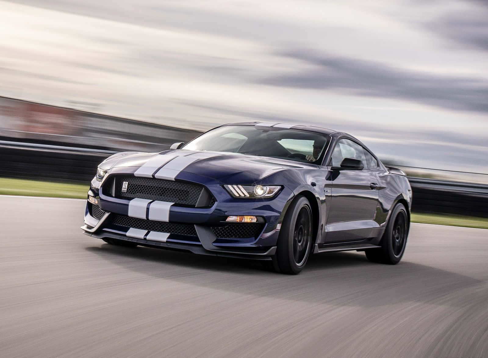 Powerful Ford Mustang Shelby GT350 in action Wallpaper