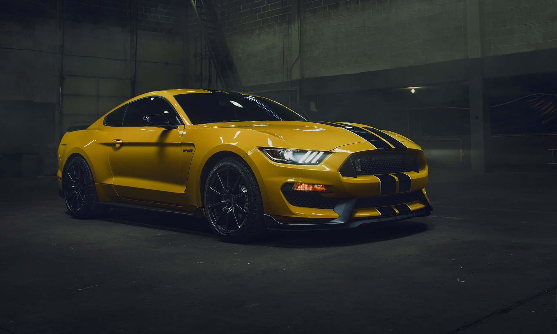 Stunning Ford Mustang Shelby GT350 in Motion Wallpaper
