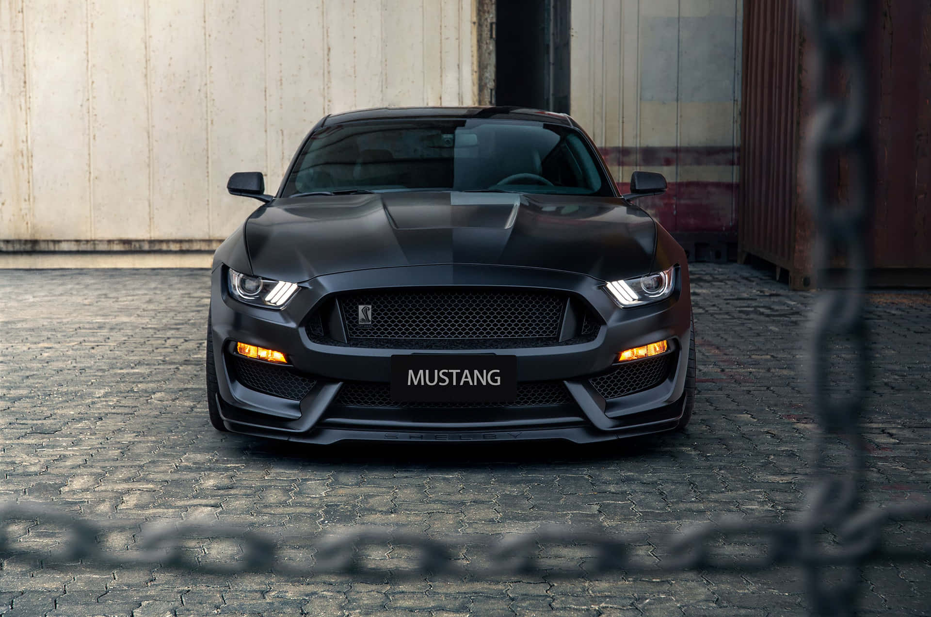 Majestic Ford Mustang Shelby GT350 in motion Wallpaper