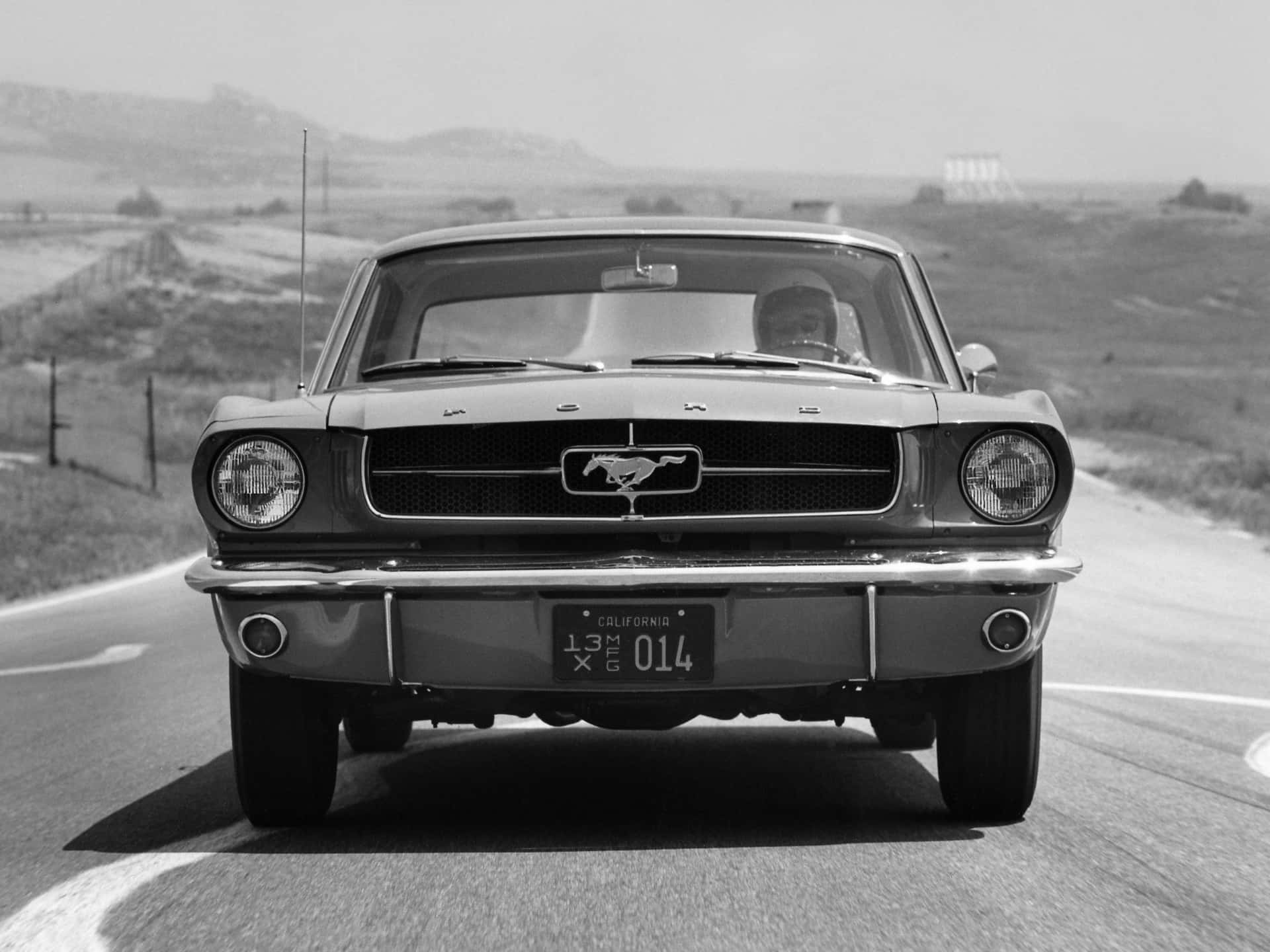 Classic Charm - Vintage Ford Mustang Wallpaper