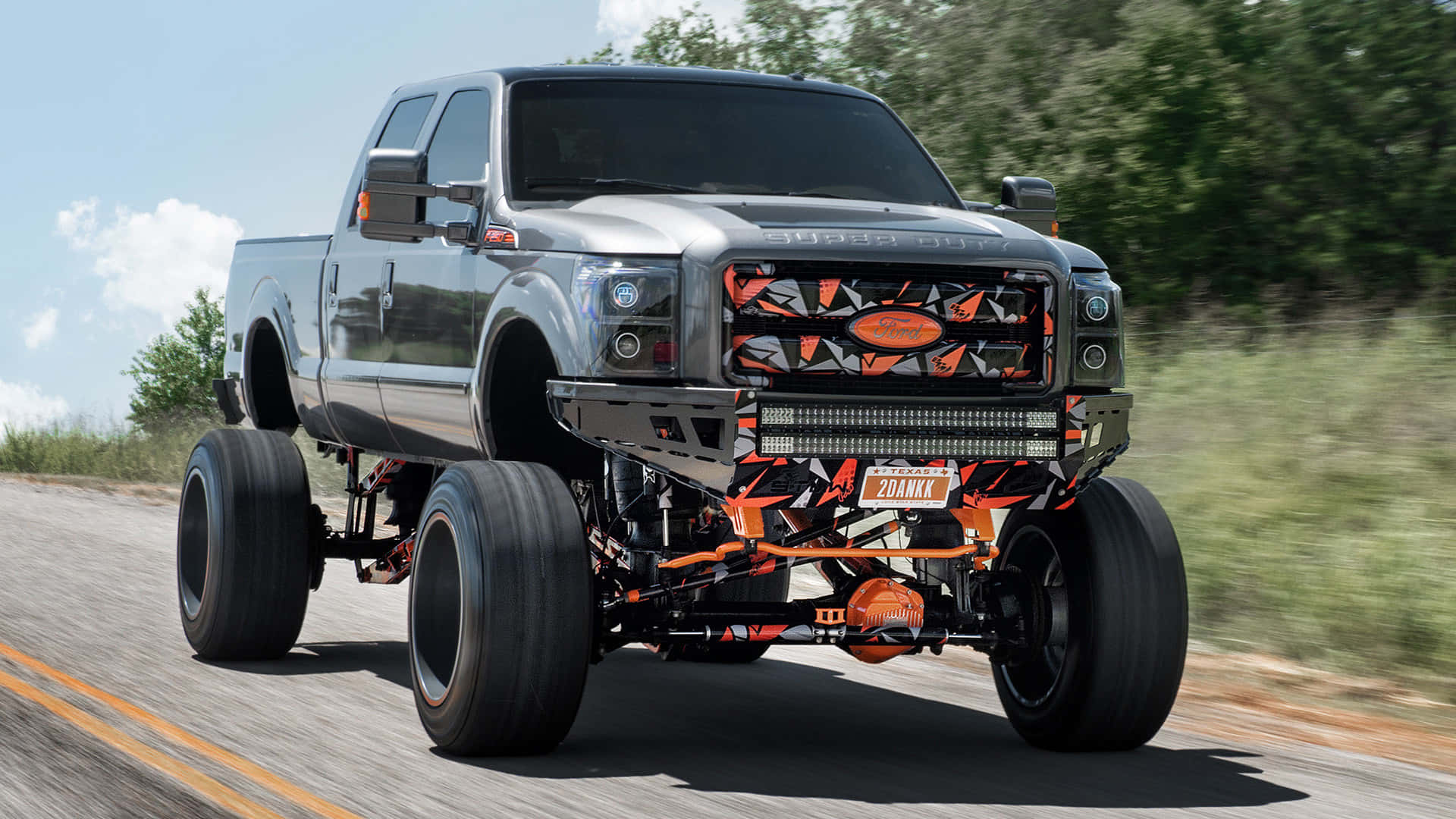 "Enhancing Your Performance with the Ford Powerstroke" Wallpaper
