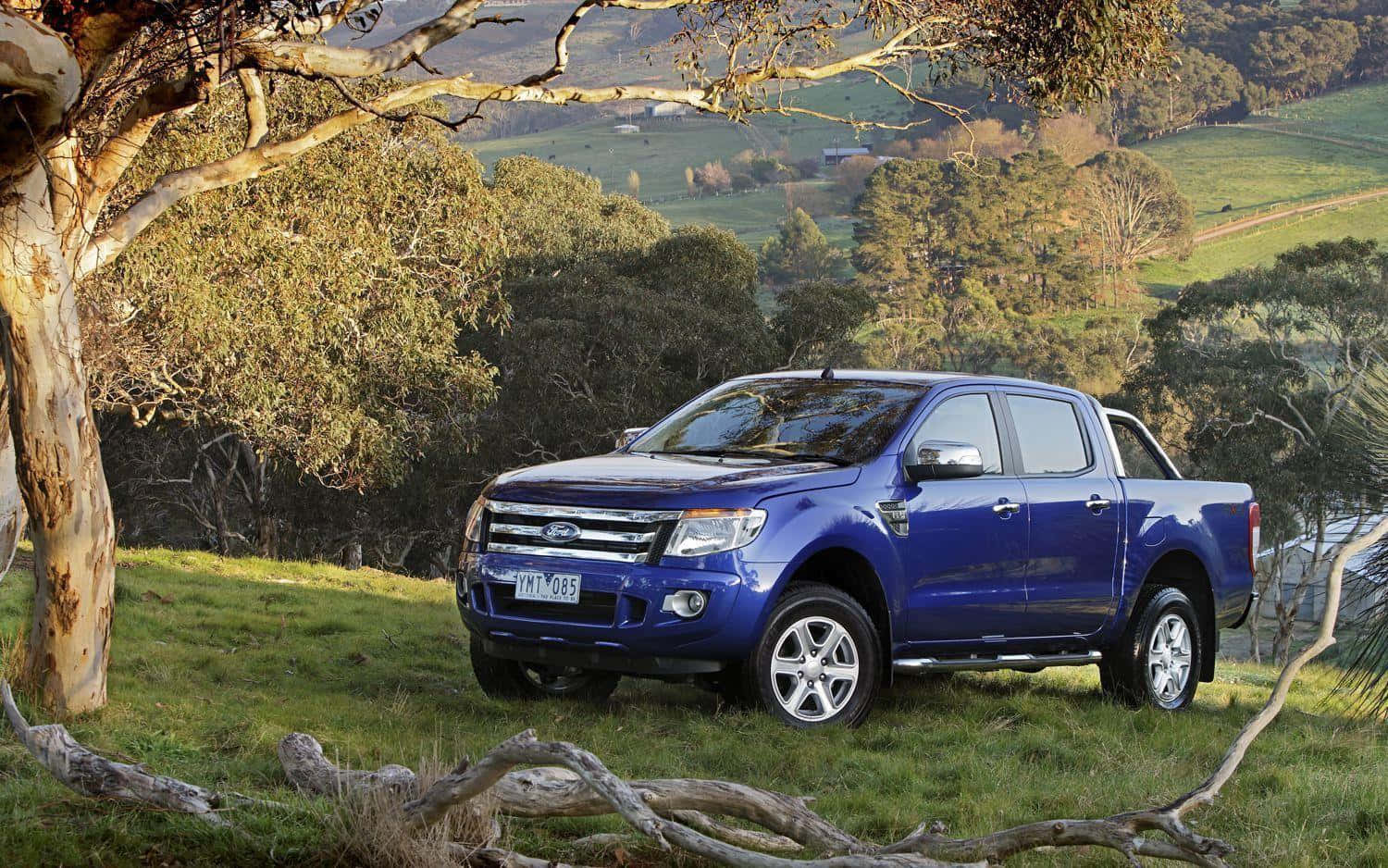 Stunning Ford Ranger on a Picturesque Landscape Wallpaper