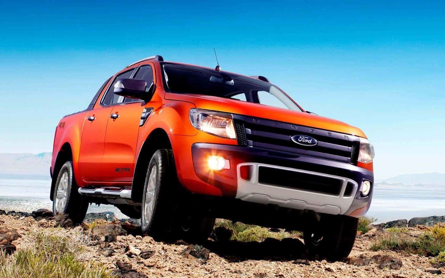 The All-New Ford Ranger Pickup Dominating the Road Wallpaper