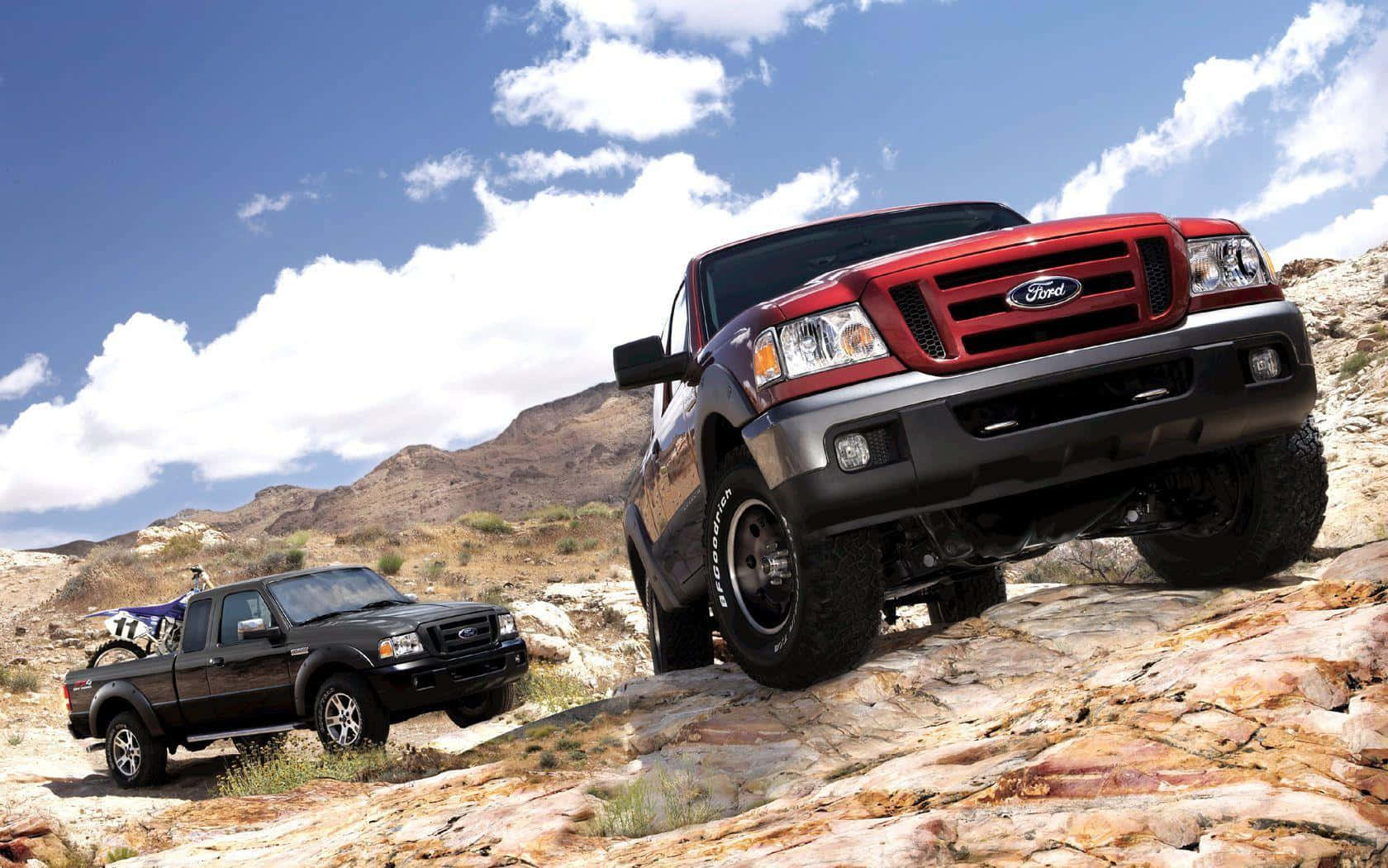 Powerful Ford Ranger conquering the road Wallpaper