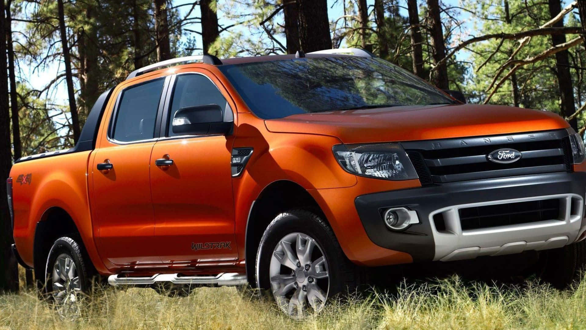 Stunning Ford Ranger on a Scenic Mountain Road Wallpaper