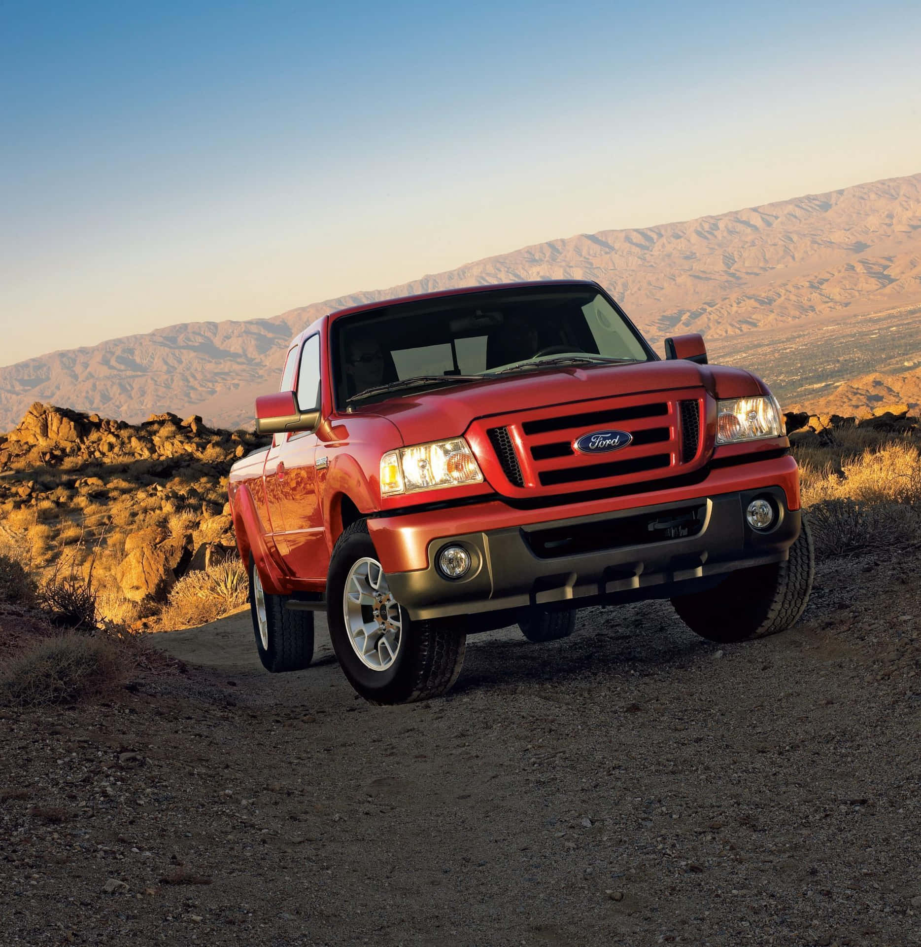 Sleek and Rugged Ford Ranger in the Wild Wallpaper