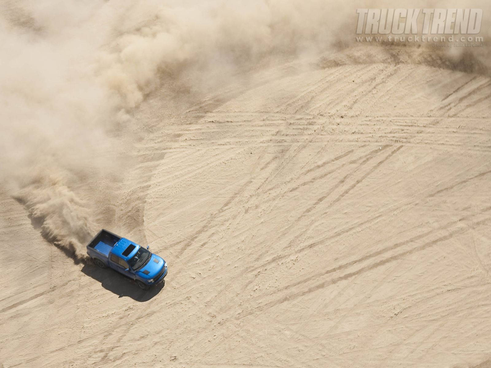Power and Performance: The Ford Raptor in Drift Wallpaper