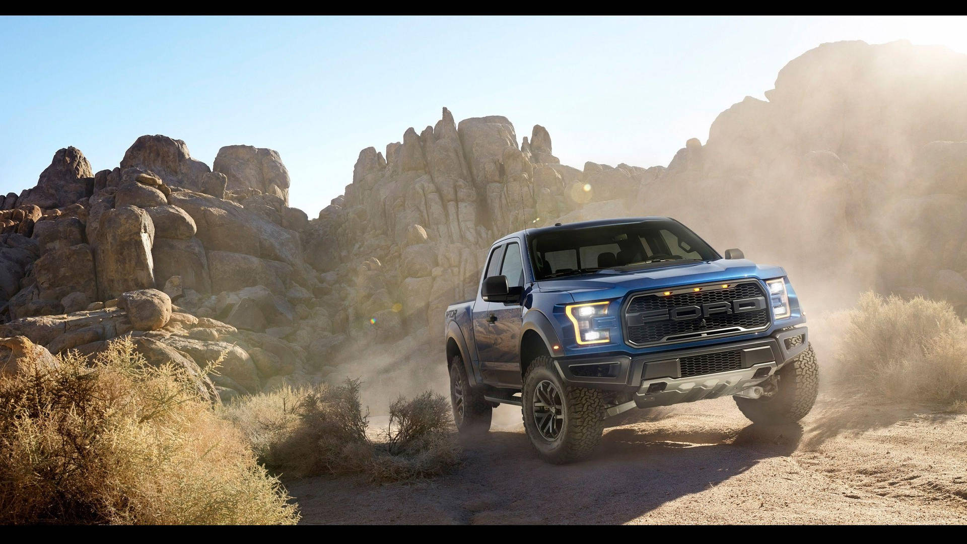 Ford Raptor In Rough Terrain Picture