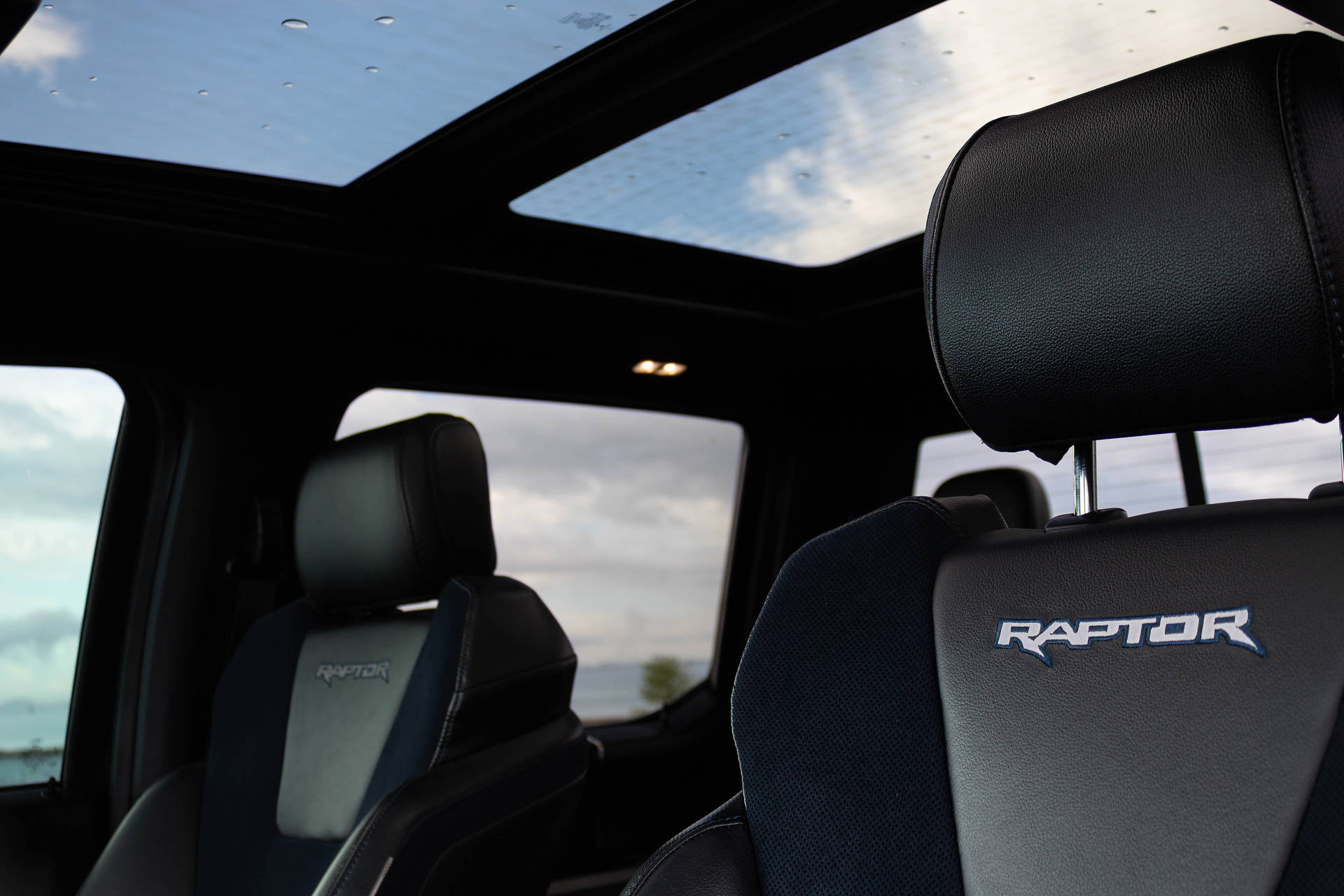 Powerful Ford Raptor With Panoramic Sunroof Wallpaper