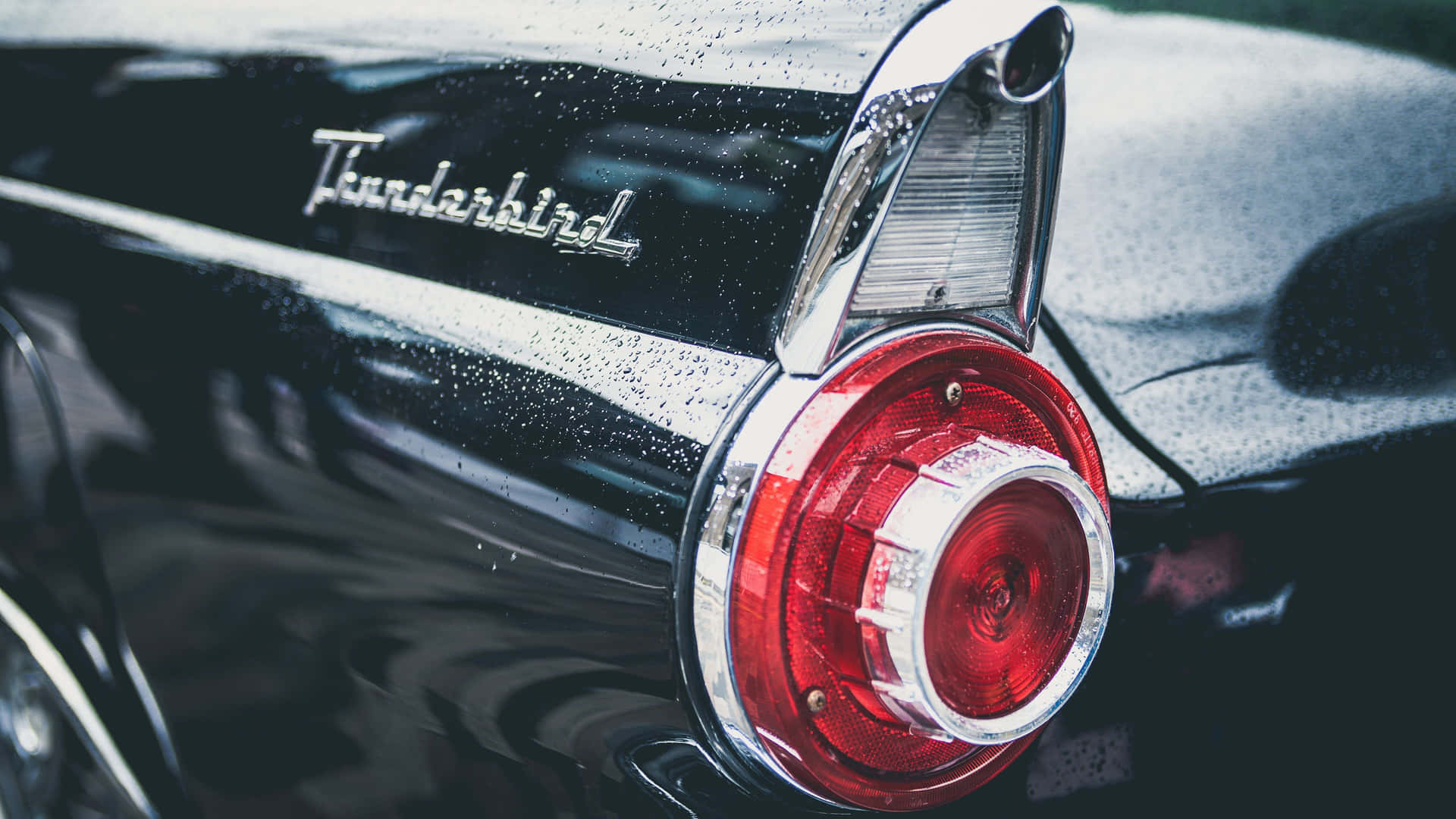 Classic Ford Thunderbird in Pristine Condition Wallpaper