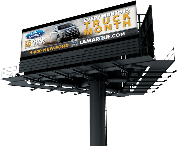 Ford Truck Month Billboard Advertisement PNG