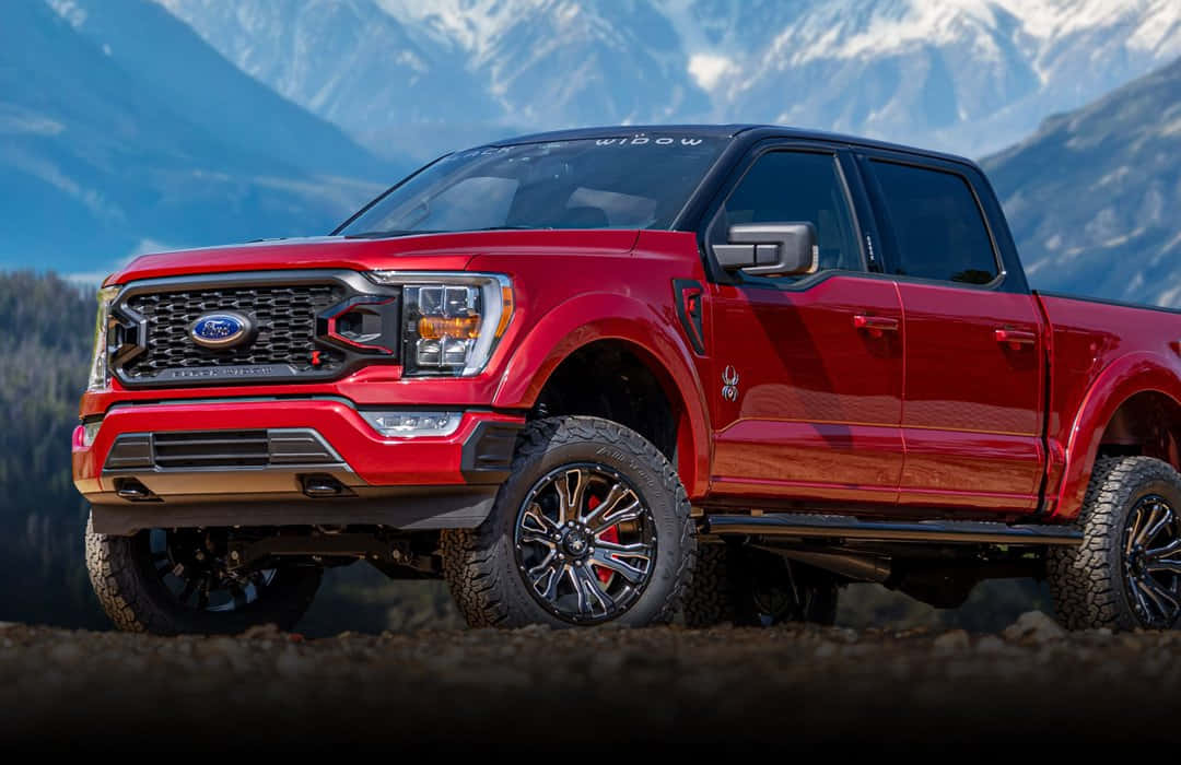 The 2020 Ford F - 150 King Ranch Is Shown In Red
