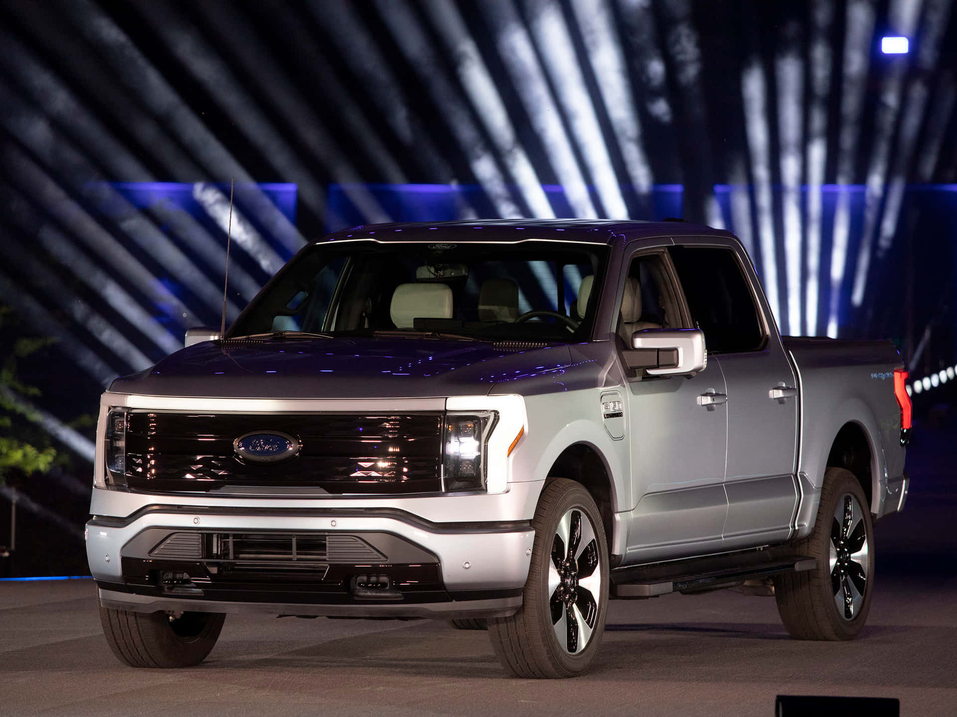 The 2020 Ford F - 150 Is Shown On Stage