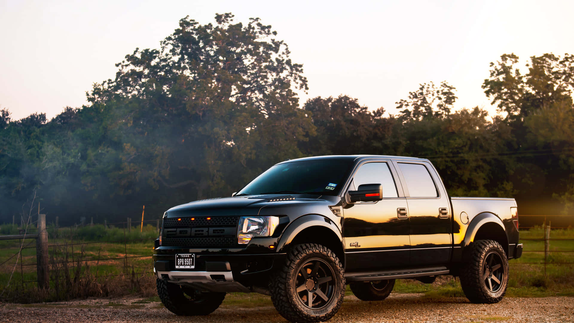 Explore the Great Outdoors in the All-New Ford Truck Wallpaper