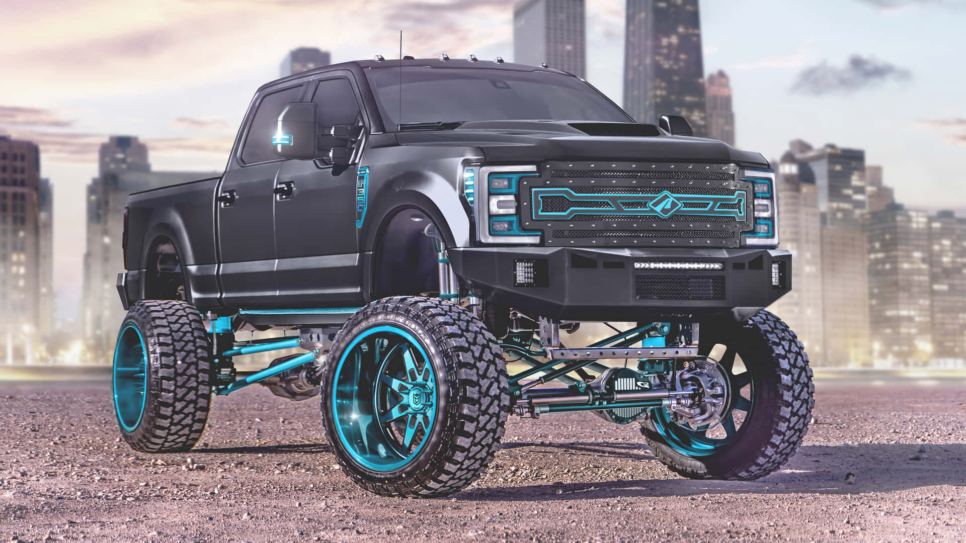 Get Tough With The Ford Tough Truck Wallpaper