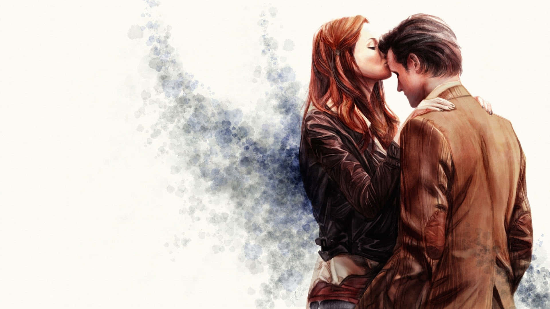 Doctor Who - A Couple Kissing