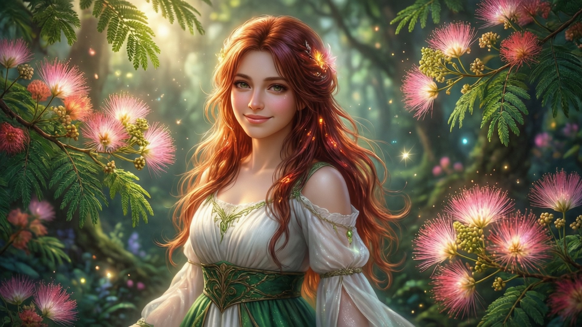 Forest Bloom Bakgrunner