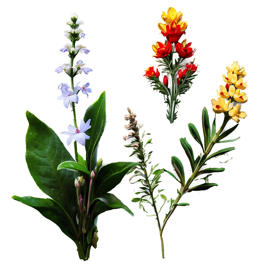 Forest Edge Wildflowers Png Yqw PNG