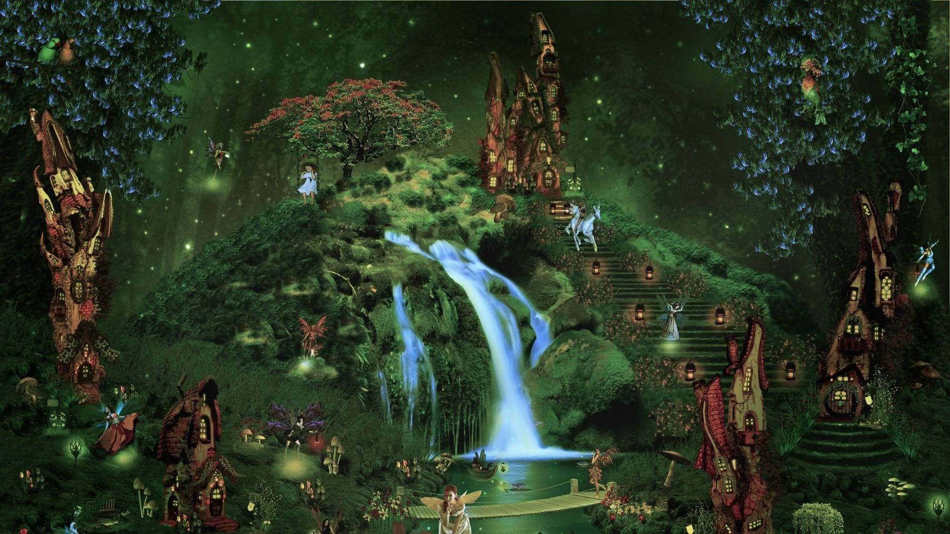 Forest Fairy Aesthetic Wallpaper
