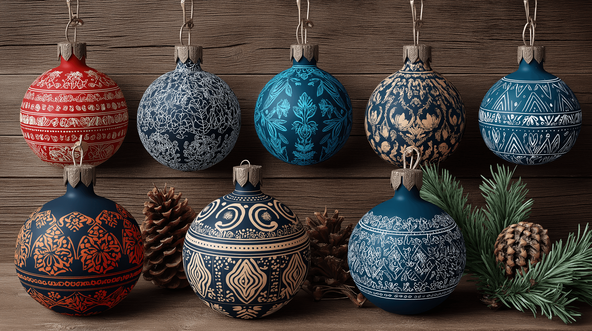 Forest Holiday Glow Wallpaper