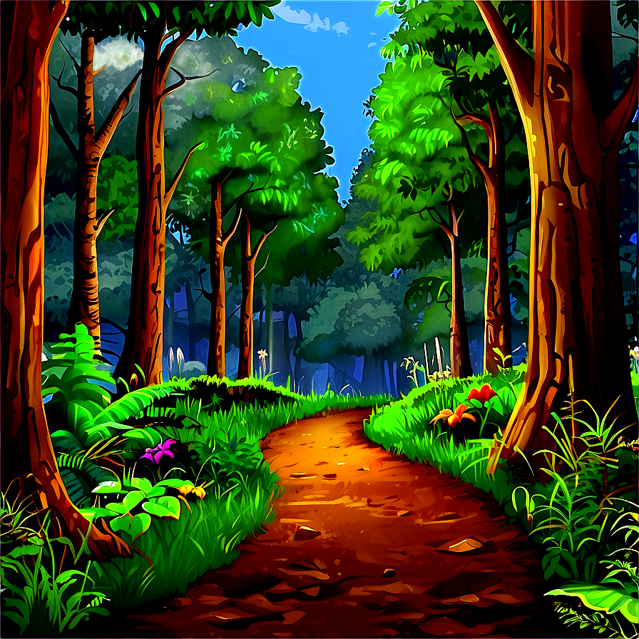 Forest Path Png 06202024 PNG