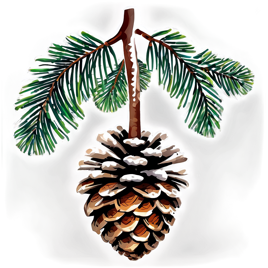 Forest Pine Cone Png 06202024 PNG