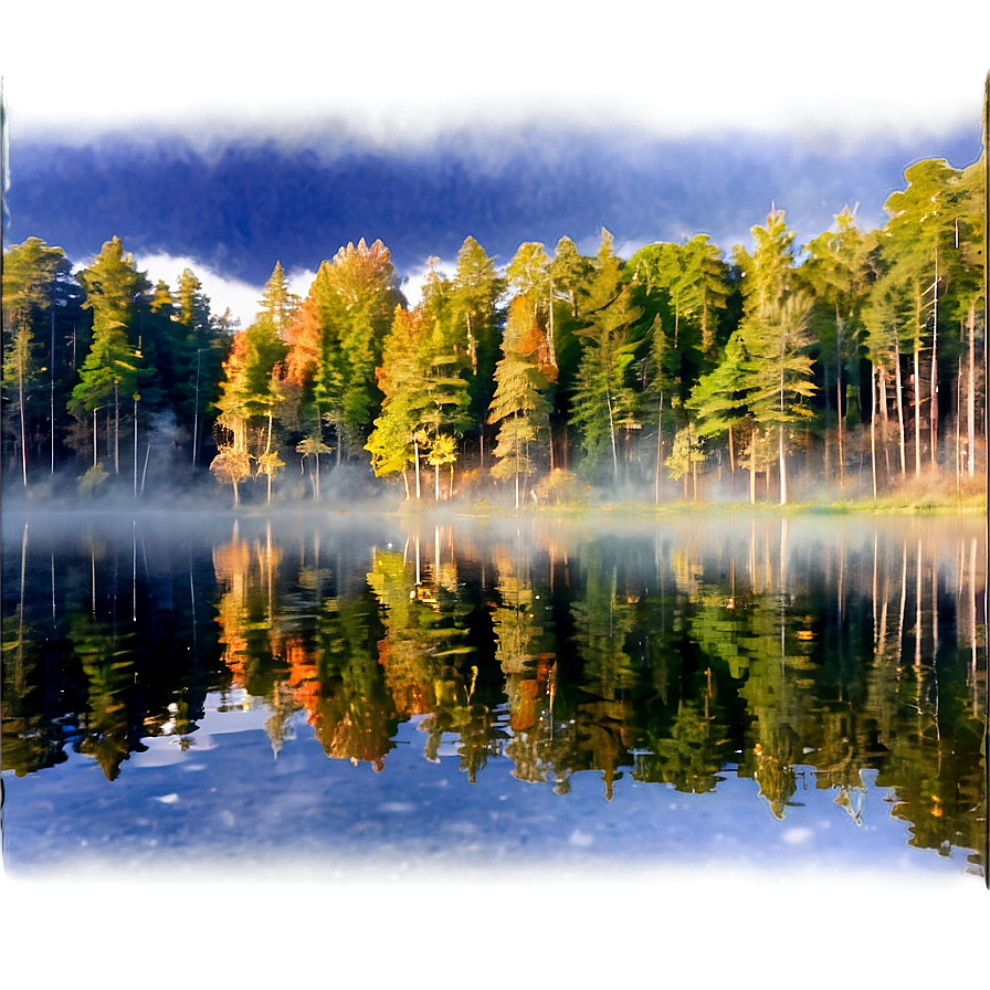 Forest Reflection Lake Png 47 PNG