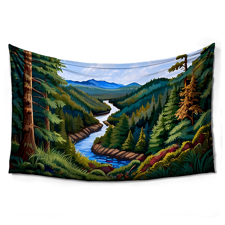 Forest Tapestry Png Frr PNG