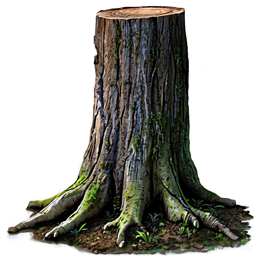 Forest Tree Stump Png 06132024 PNG