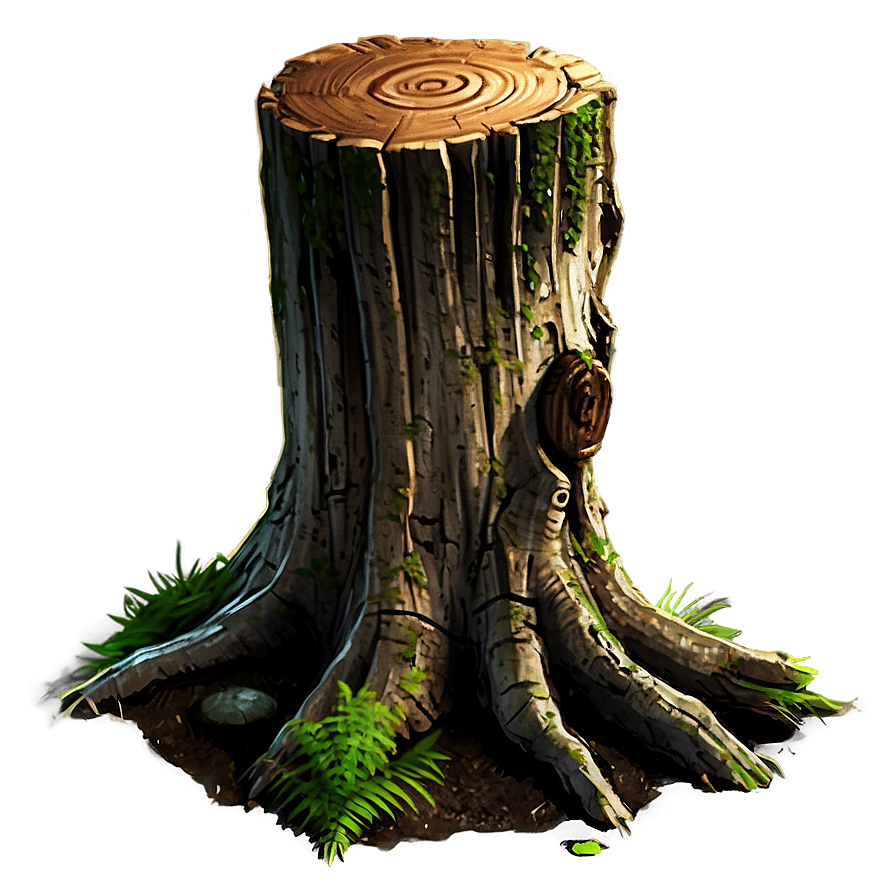 Forest Tree Stump Png Oxa PNG