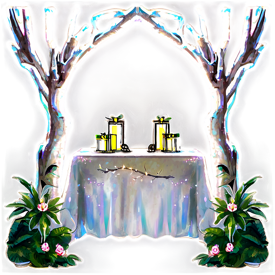 Forest Wedding Altar Png 89 PNG