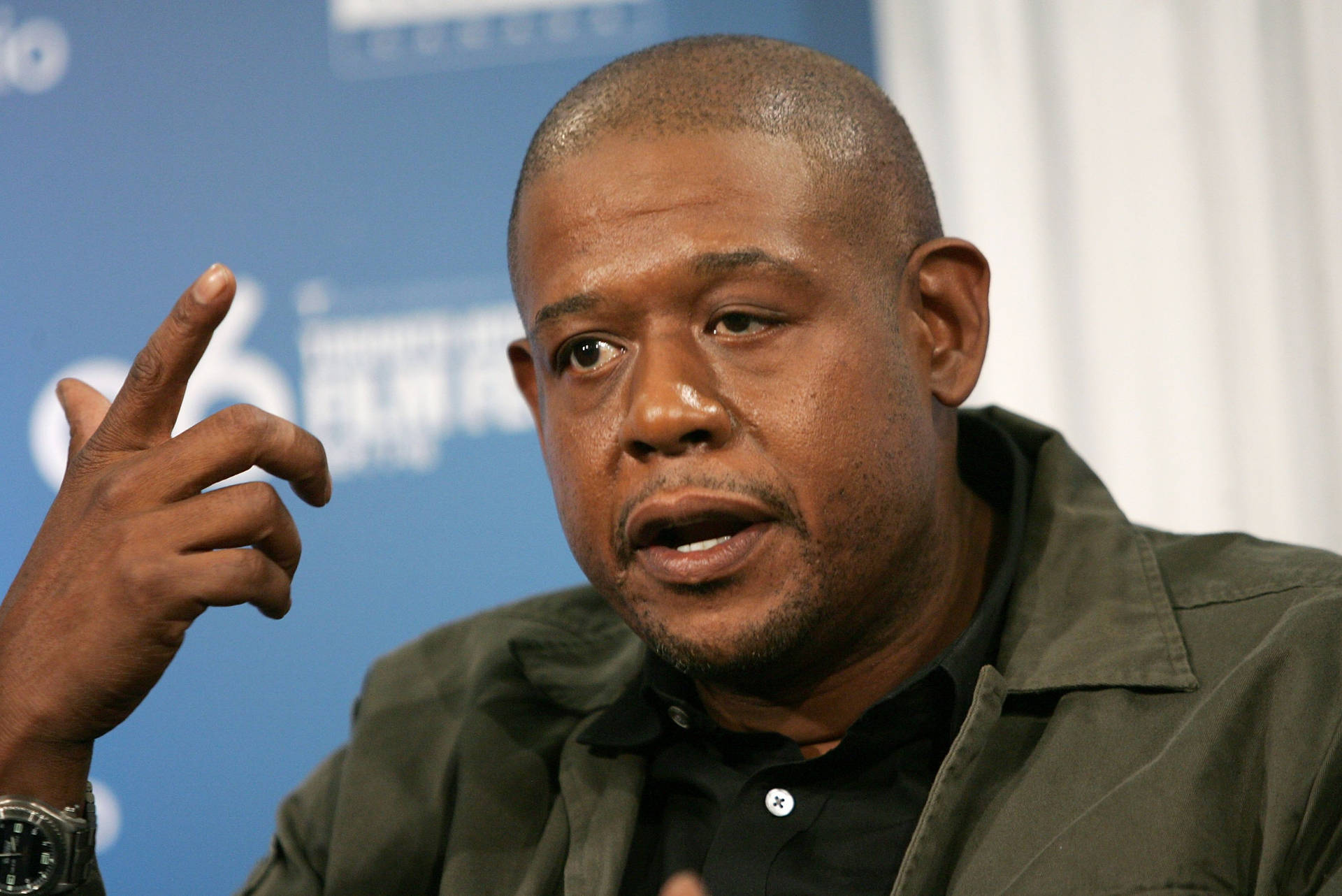 Forest Whitaker In An Interview Wallpaper