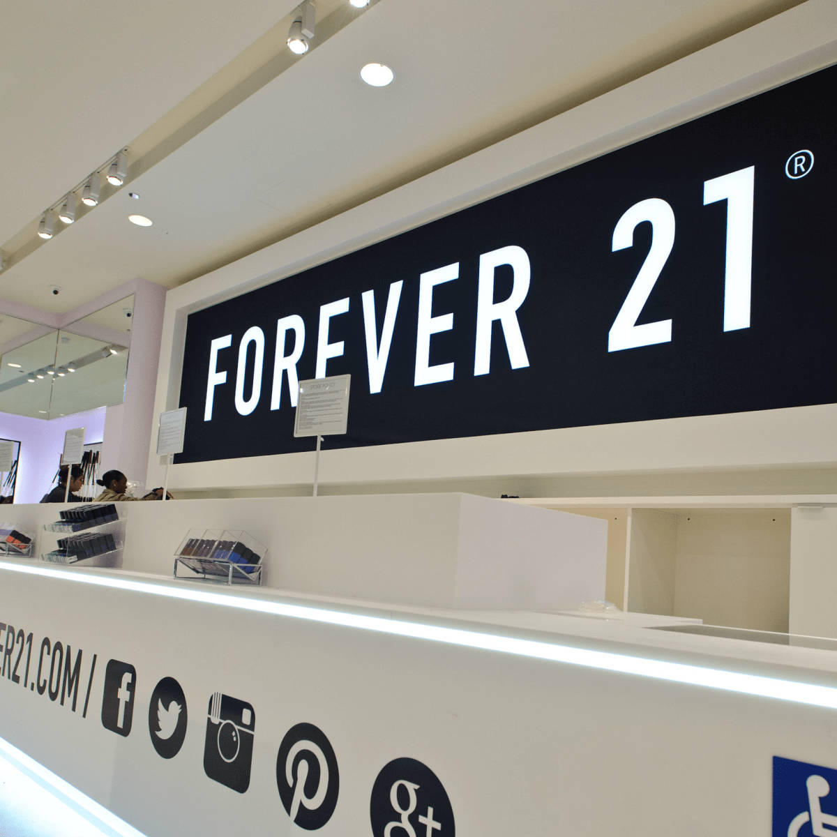 Forever 21 Cashier Counter