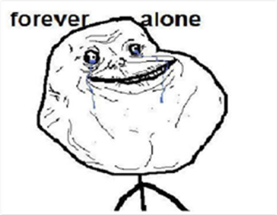 Forever Alone Meme PNG