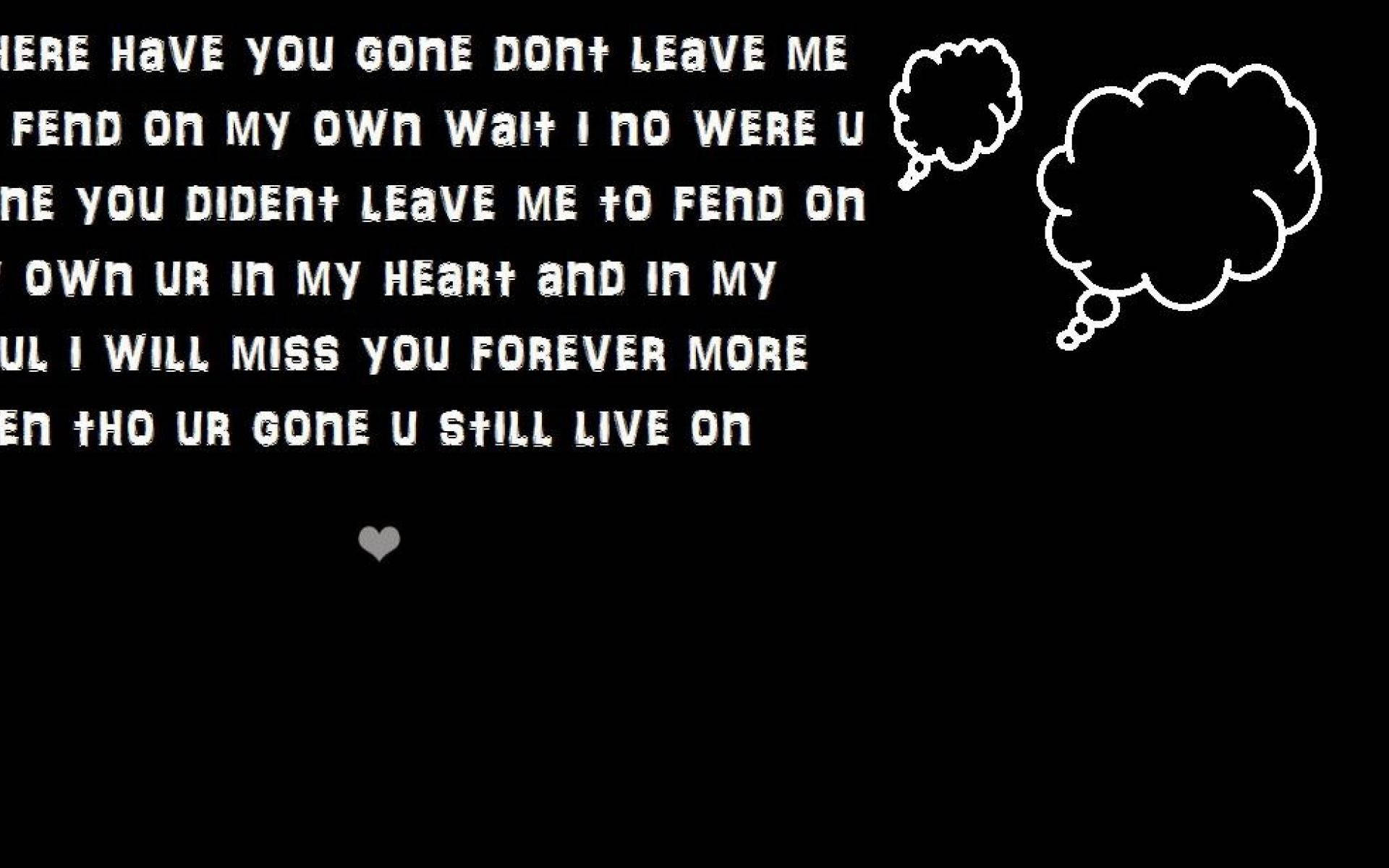 Forever Alone Message Wallpaper