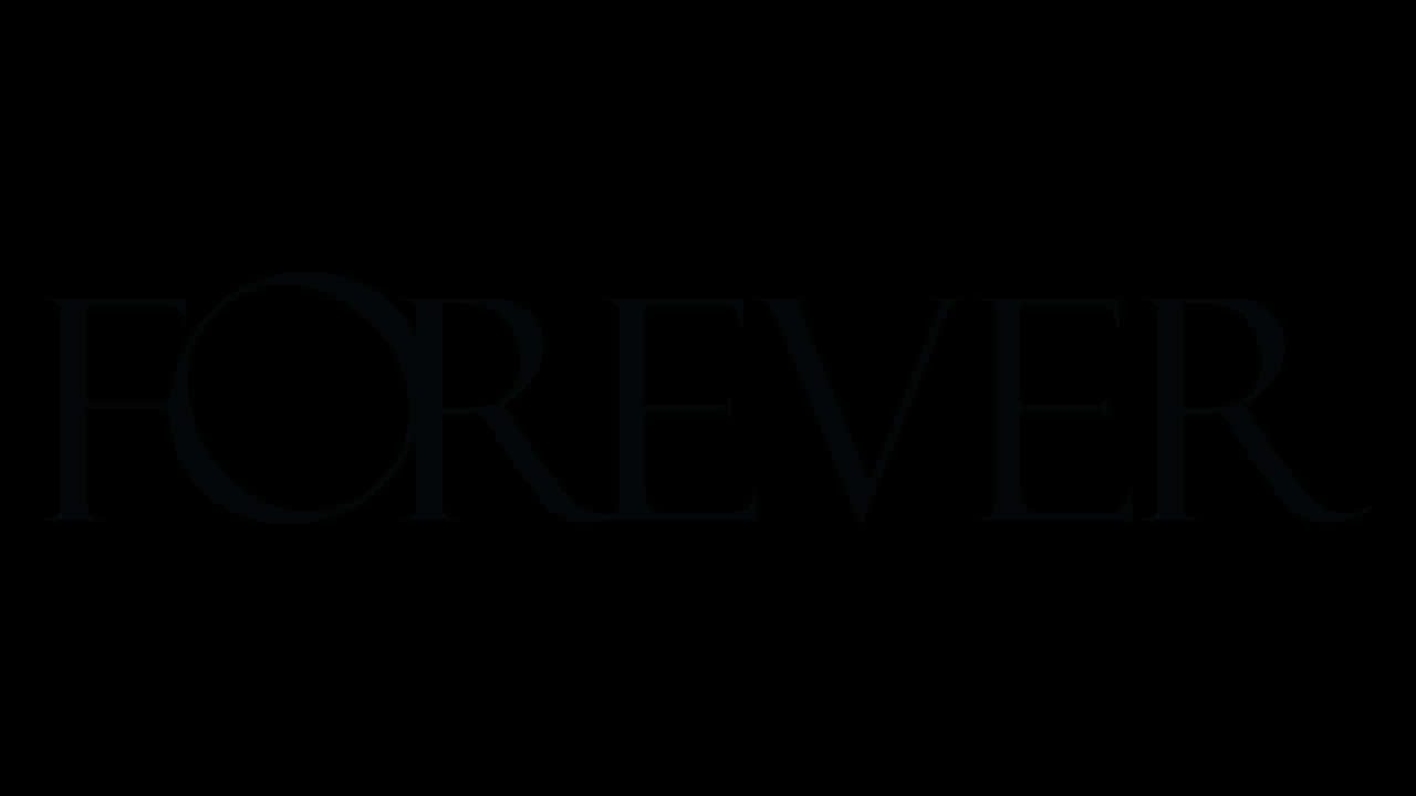 Forever - A Black Background With The Word Forever Wallpaper