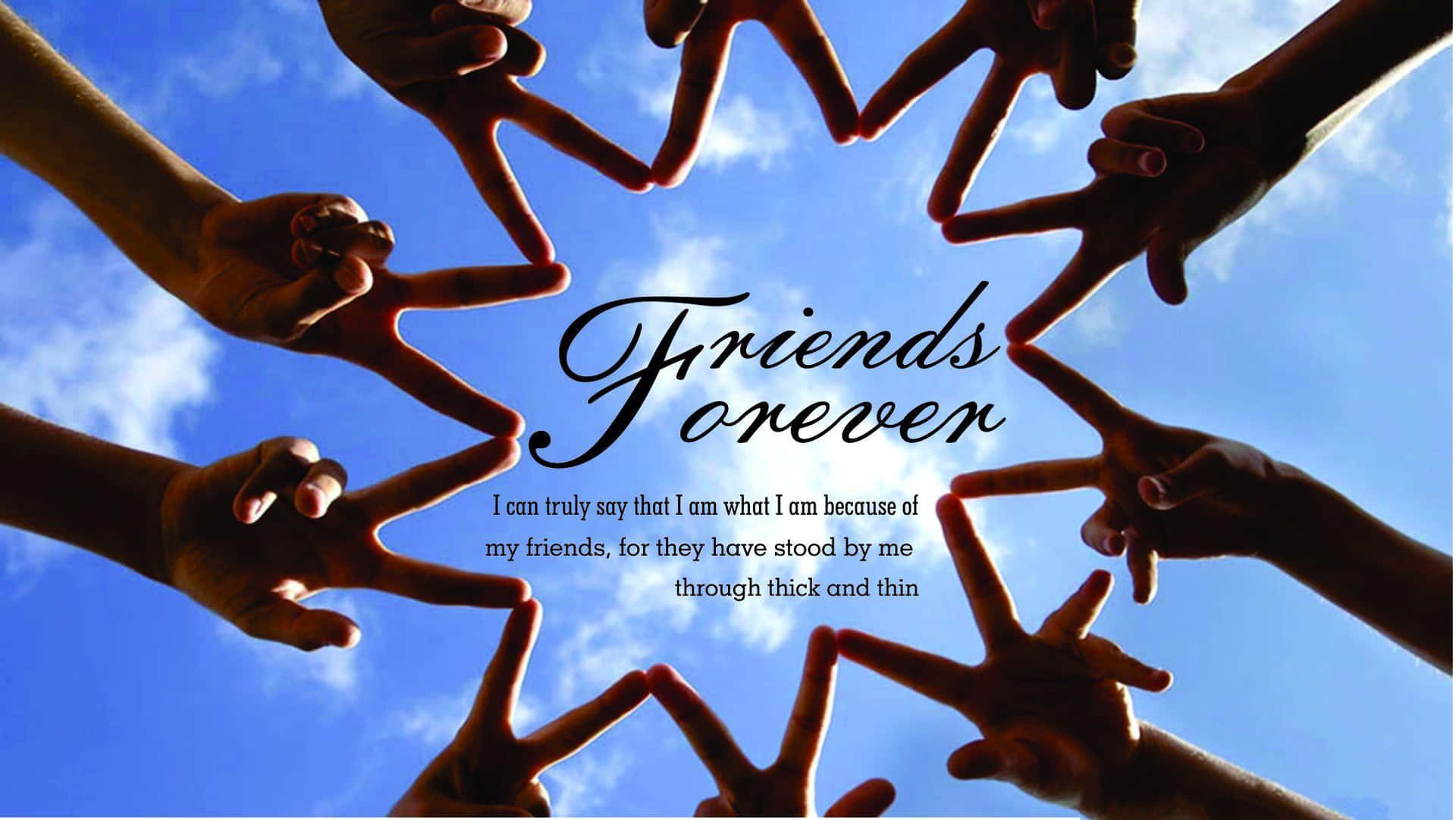 Friends Forever Quotes Wallpaper