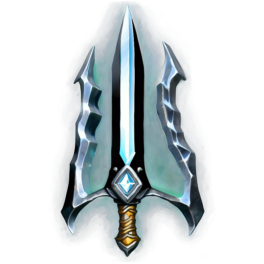 Forged Diamond Sword Png Oed PNG