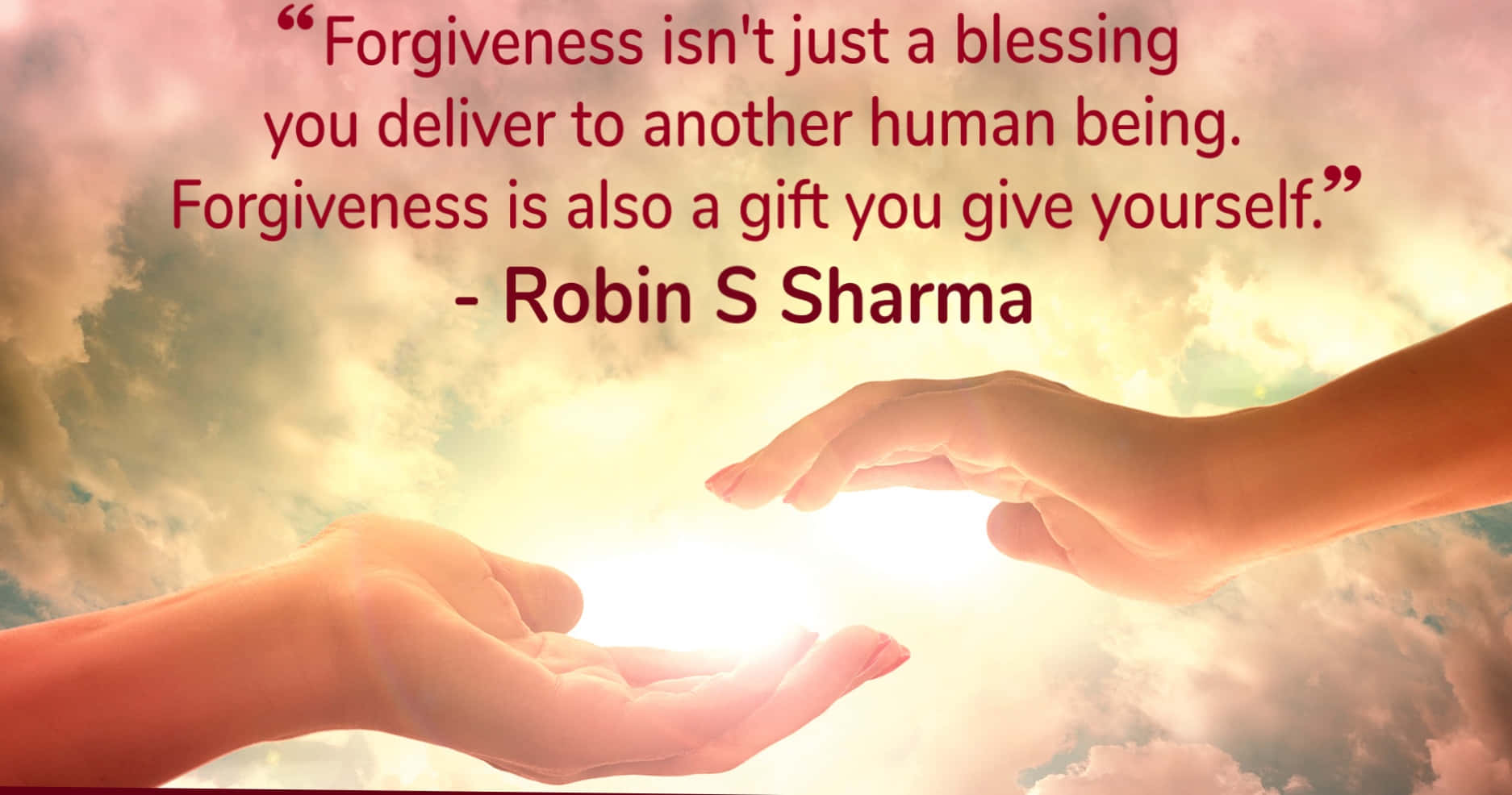 Forgiveness Is Just A Blessing You Deliver To Another Human Being